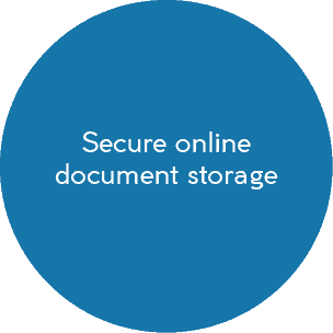 Secure online document storage