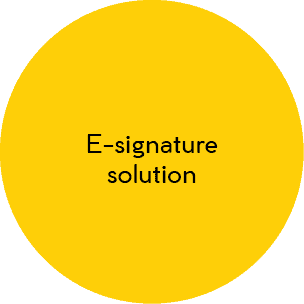 E-signature solution