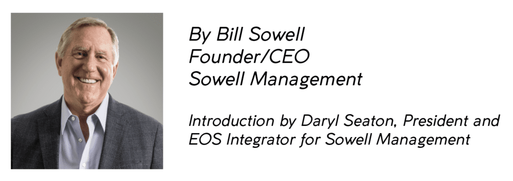 By Bill Sowell